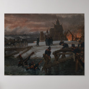 Poster Lawrence Alma-Tadema - Capitão Benthien sobre