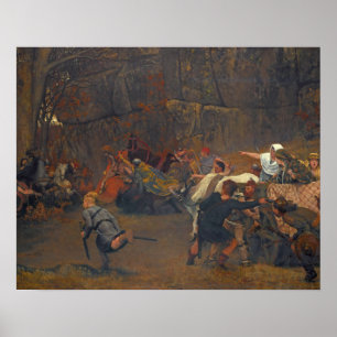 Poster Lawrence Alma-Tadema - Gunthram Bose E Sua