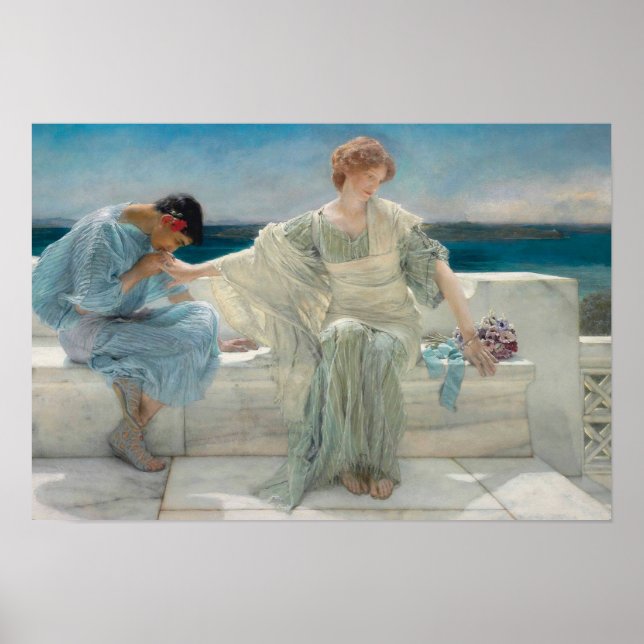 Poster Lawrence Alma-Tadema - Não Me Peça Mais (Frente)
