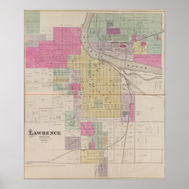 Póster Lawrence, Kansas (Frente)