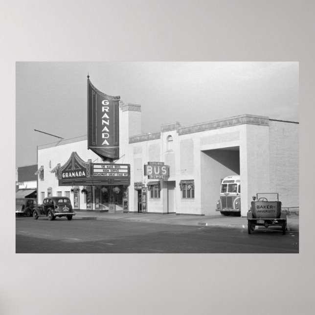 Poster Lawrence, Kansas, 1938 (Frente)