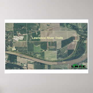 Póster Lawrence River Trails