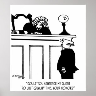 Póster Lawyer Cartoon 5298
