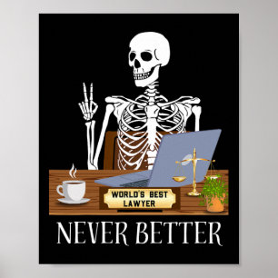 Poster Lawyer Halloween