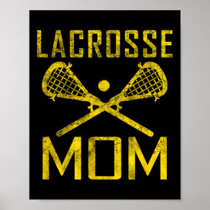 Poster Lax Mãe Lacrosse Mãe Dia de as mães de Jogador Fav