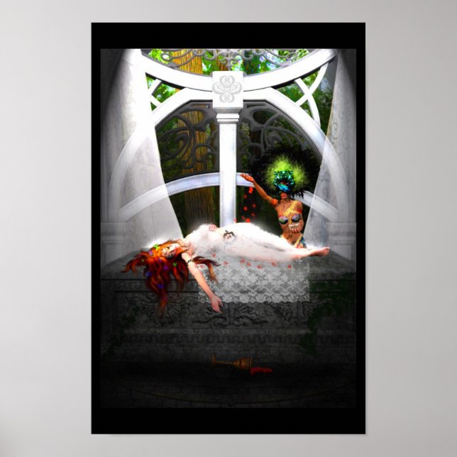 Póster Layed para repouso (Frente)