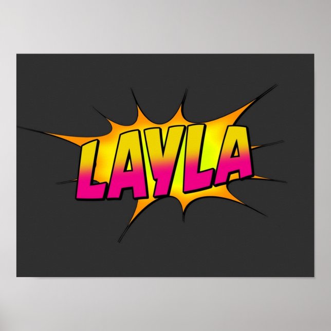 Poster Layla (Frente)