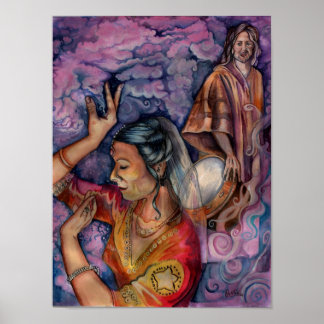 Póster Layla e o Madman por Portia Rua Luke