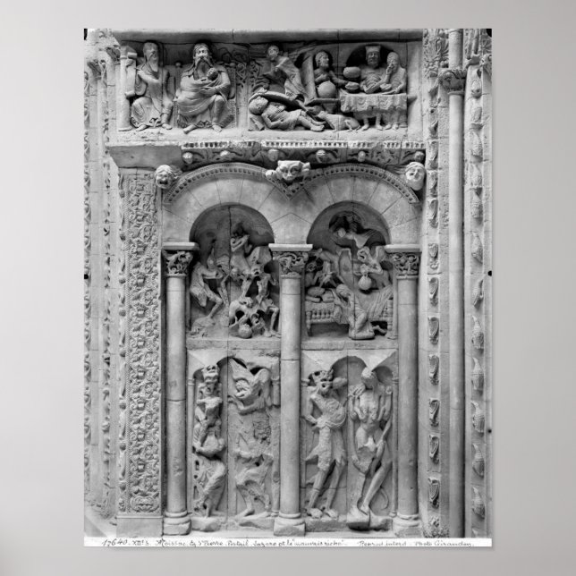 Poster Lazarus e o Rich Man, do portal sul (Frente)