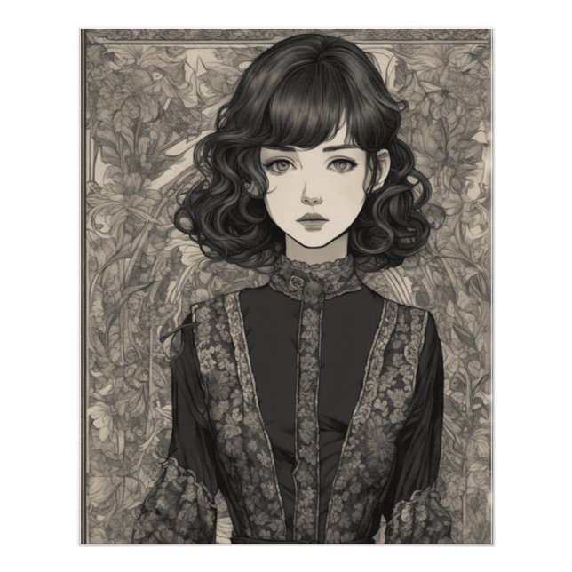 Póster LBD de Manga Trabalho de arte AI do Coletor de ete (Frente)