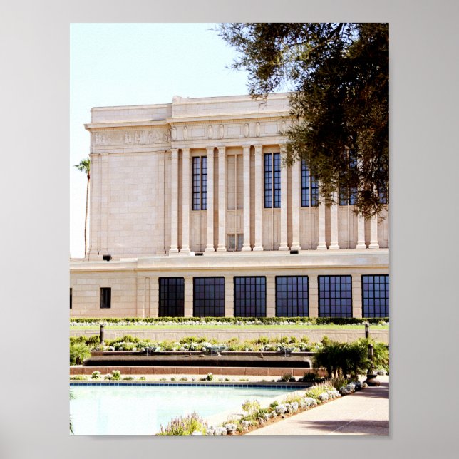 Póster lds mesa arizona temple foto mormon (Frente)