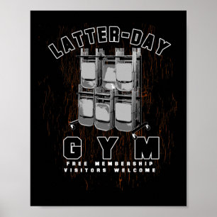 Poster Lds Mormon Funny Mens Mulheres Meninas Meninas Mis