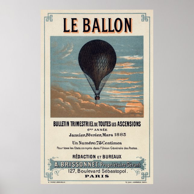 Poster Le Ballon (Frente)