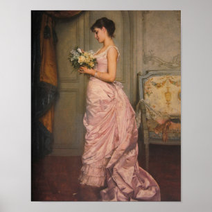 Poster Le Billet, 1883, por Auguste Toulmouche