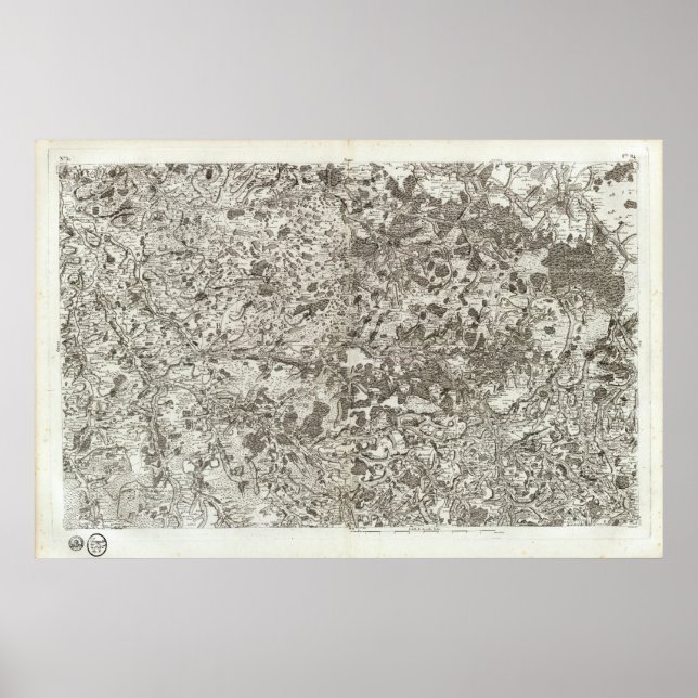 Poster Le Blanc, Chateauroux, Montmorillon (Frente)