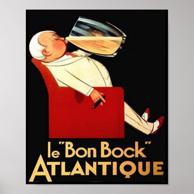 Poster le Bon Bock Atlantique (Frente)