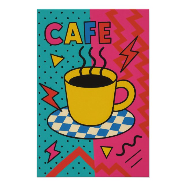 Póster Le café électrique (Frente)