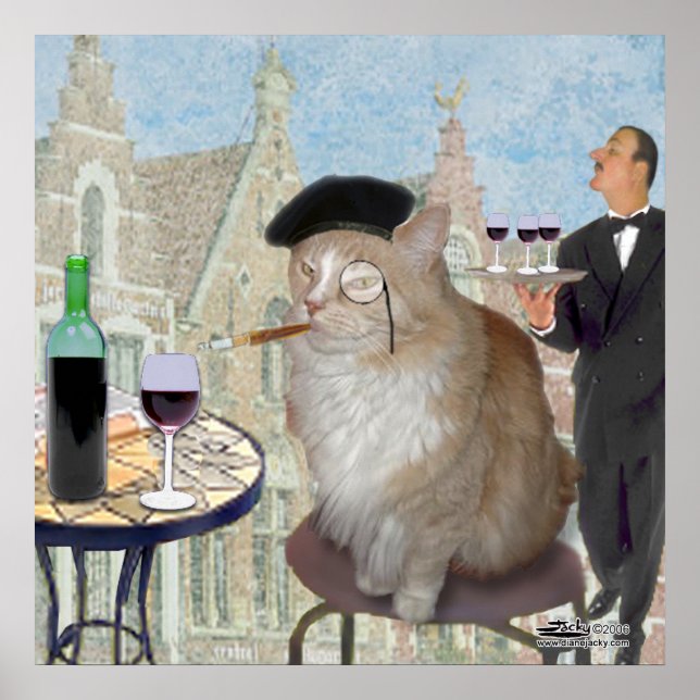 Poster Le Cat du Cafe (Frente)