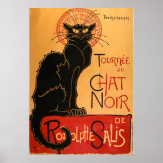 Póster Le Chat Noir