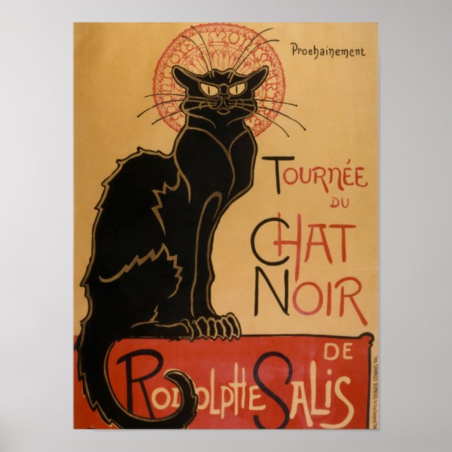 Póster Le Chat Noir Original (Frente)