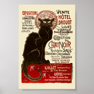 Póster Le Chat Noir, Vente Hôtel Drouot Fine Art