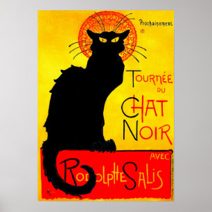 Poster Le Chat Noir Vintage