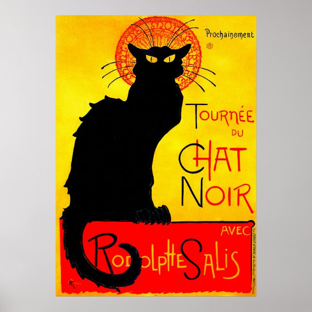 Poster Le Chat Noir Vintage (Frente)