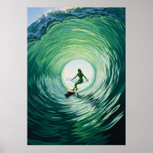 Poster LE COEUR DE LA VAGUE (O coração da onda)