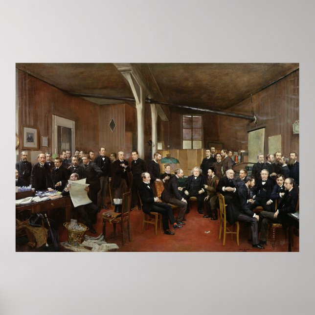 Póster Le Diário des Debats, 1889 (Frente)