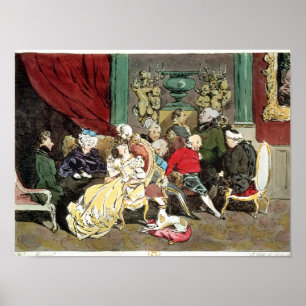 Póster Le Faubourg Santo-Germano, gravado por Delpech