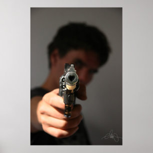 Póster Le flingue de l'amour qui tue.