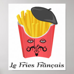 Poster Le French Fries da França