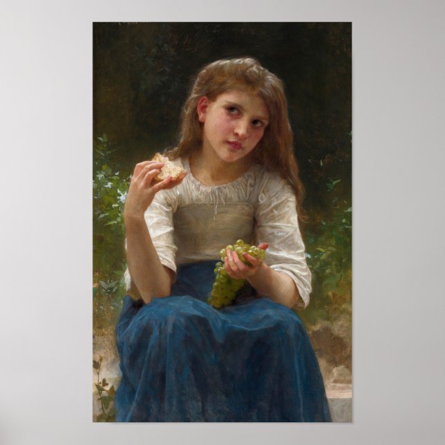 Poster Le Gouter por William-Adolphe Bouguereau (Frente)