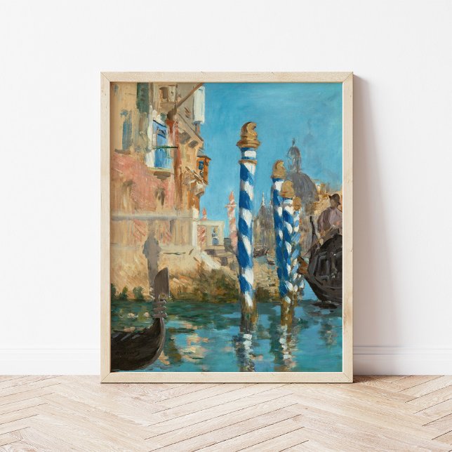 Poster Le Grand Canal à Venise | Édouard Manet (Criador carregado)