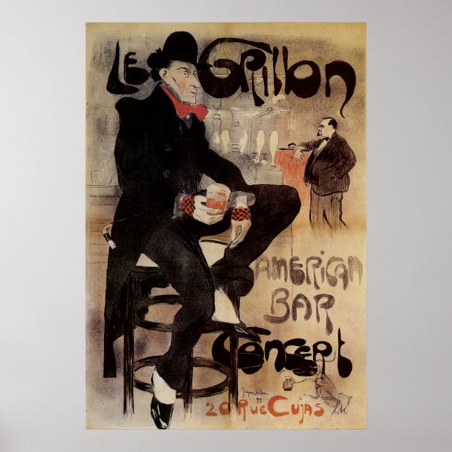 Poster Le Grillon - Arte Francesa (Frente)