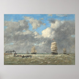 Poster Le Havre - Eugène Boudin Fine Art