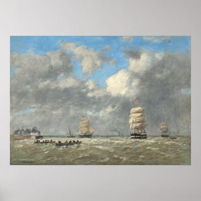 Poster Le Havre - Eugène Boudin Fine Art (Frente)