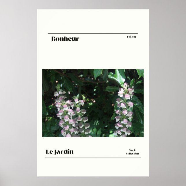 Poster Le Jardin (Frente)