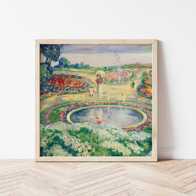 Poster Le Jardin Fleuri | Henri Lebasque (Criador carregado)