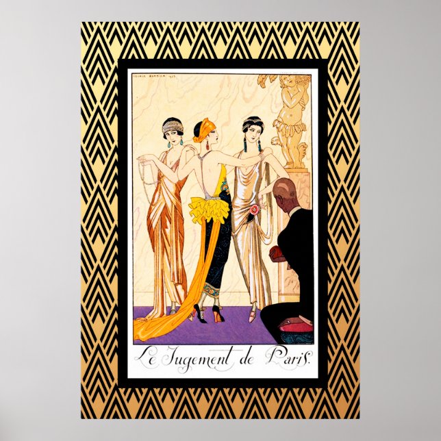 Poster Le Jugement De Paris Art Deco (Frente)