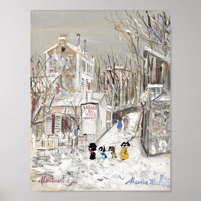 Poster Le Lapin Agile es Ses Habitues (Frente)