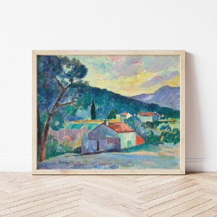 Poster Le Mas à Santo-Tropez   Henri Manguin