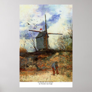 Póster Le Moulin de la Galette by Vincent van Gogh