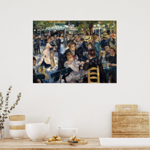 Poster Le Moulin de la Galette Renoir