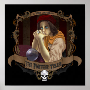 Poster Le Noir Lune Cirque - O Teller Da Fortuna