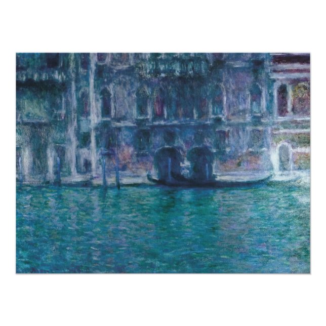 Póster Le palais da Mula Claude Monet Poster (Frente)