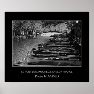 PÓSTER LE PONT DES AMOURS, ANNECY, FRANÇA