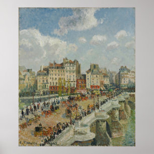 Poster Le Pont-Neuf 1902 - Camille Pissarro -