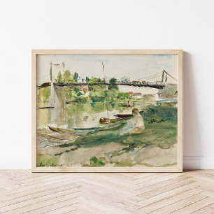 Poster Le Pont sur l’Oise Berthe Morisot