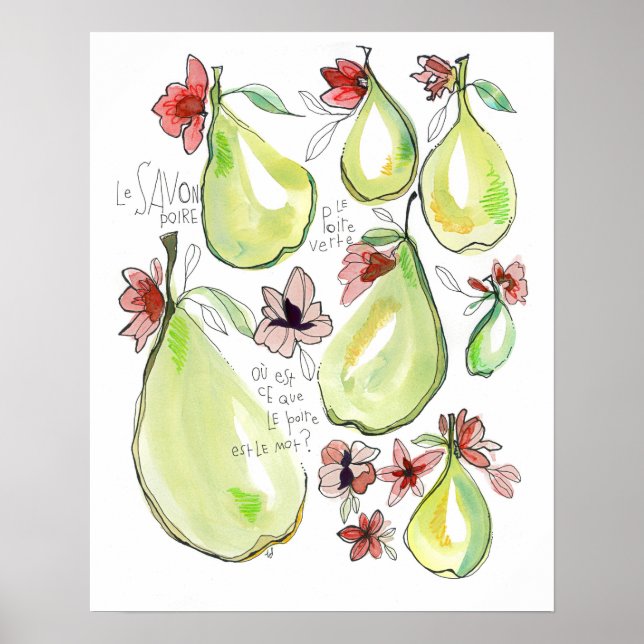 Poster Le Savon Poire (Frente)